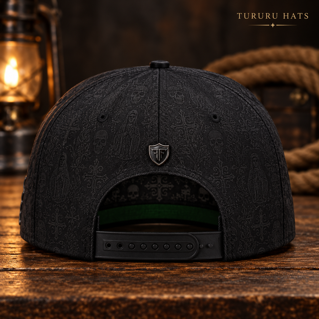Gorra Ferreti Hats Premium FT175 Santa Muerte Negra