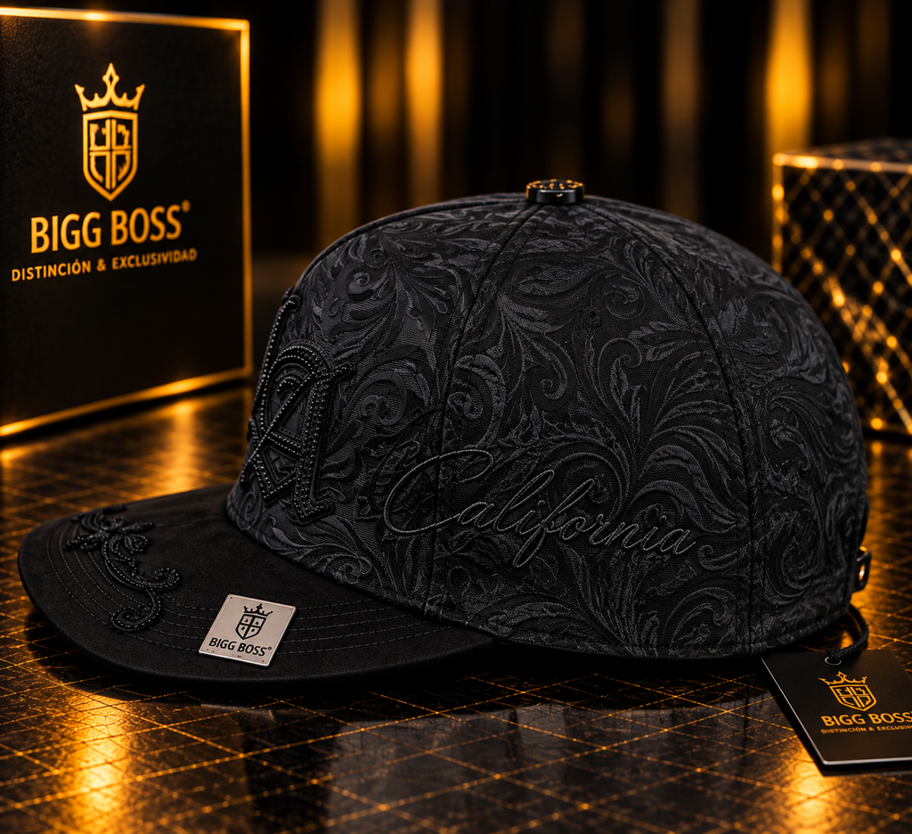 Bigg Boss Los Angeles LA Black Paisley Cap