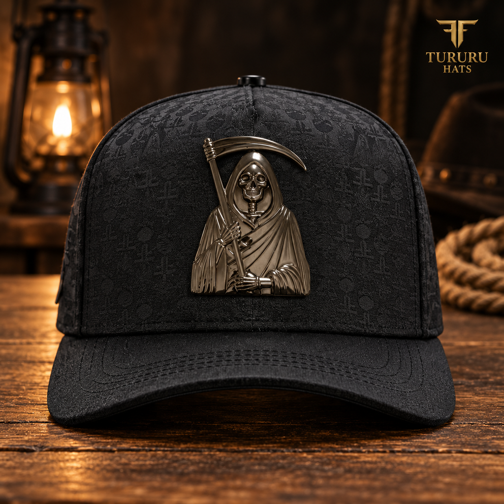 Gorra Ferreti Hats Premium FT175 Santa Muerte Negra
