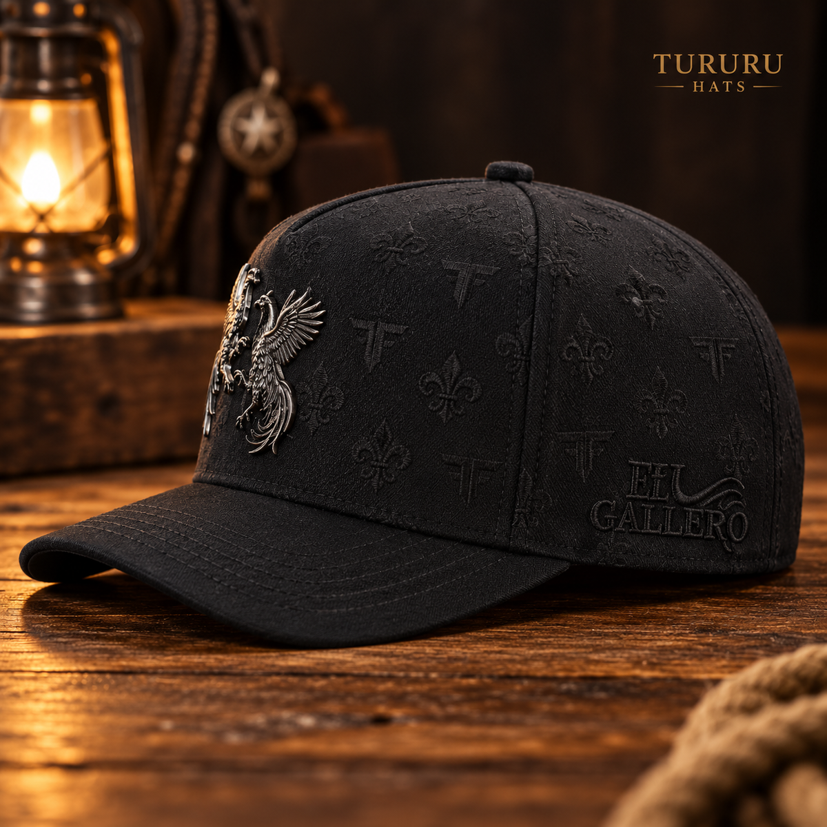 Gorra Ferreti Hats Premium FT180 El Gallero Negra