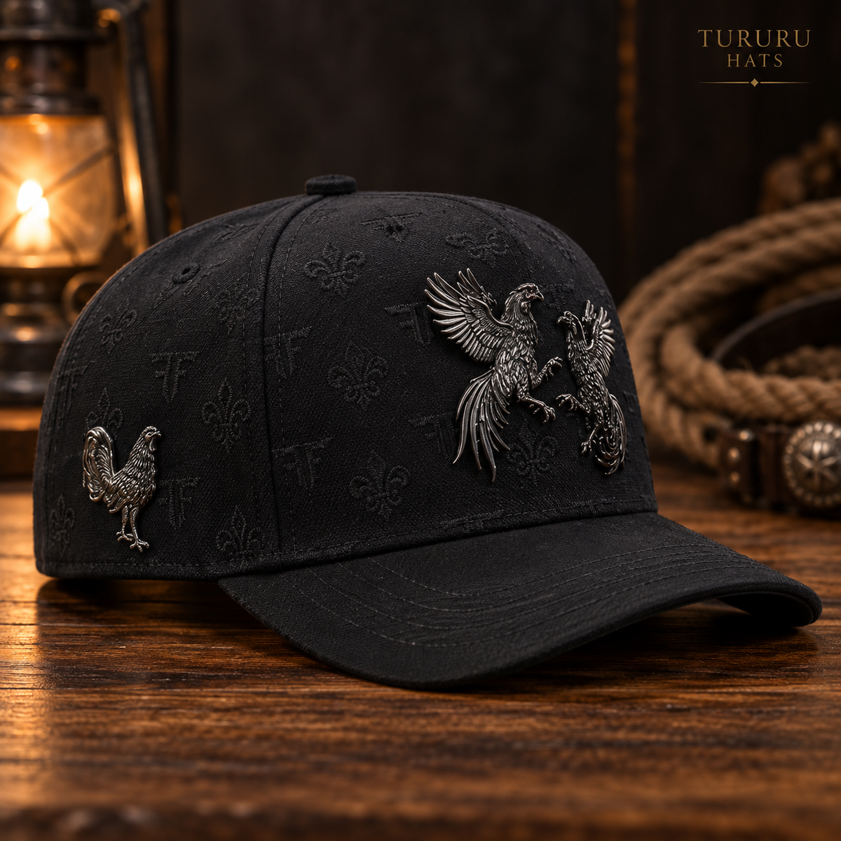 Gorra Ferreti Hats Premium FT180 El Gallero Negra