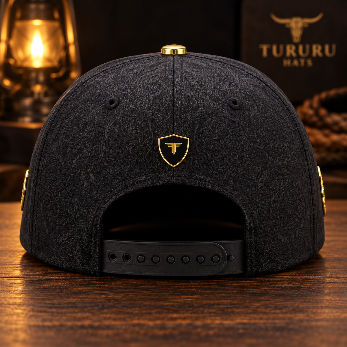 Gorra Ferreti Hats Premium FT163 Águila Mexicana Negra