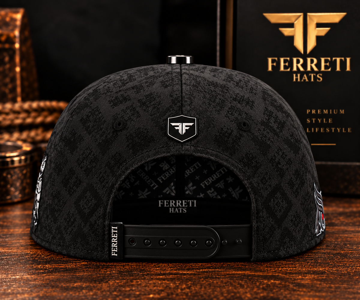 Gorra Ferreti Hats Premium FT109 El Búho Negra